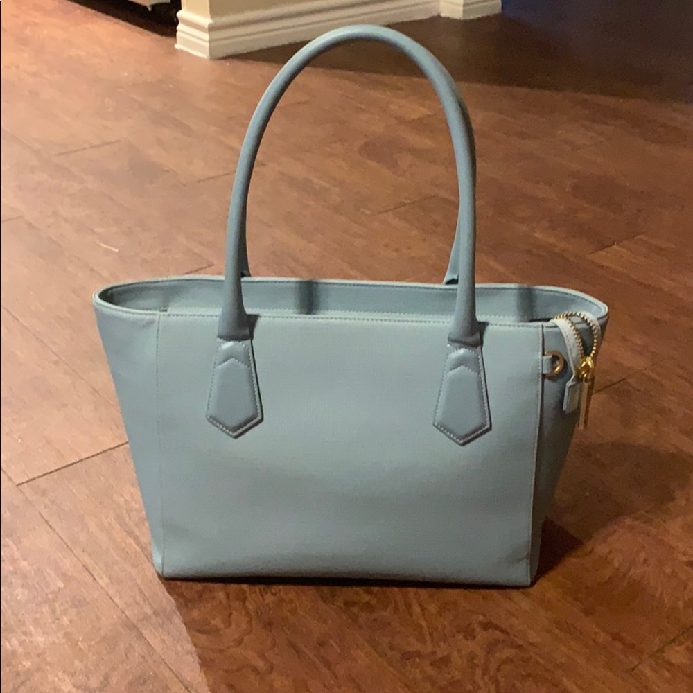 Dagne Dover Classic Signature Tote Jasmine Blue